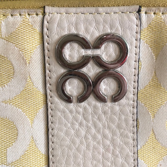 Yellow coach wristlet - Picture 2 of 5